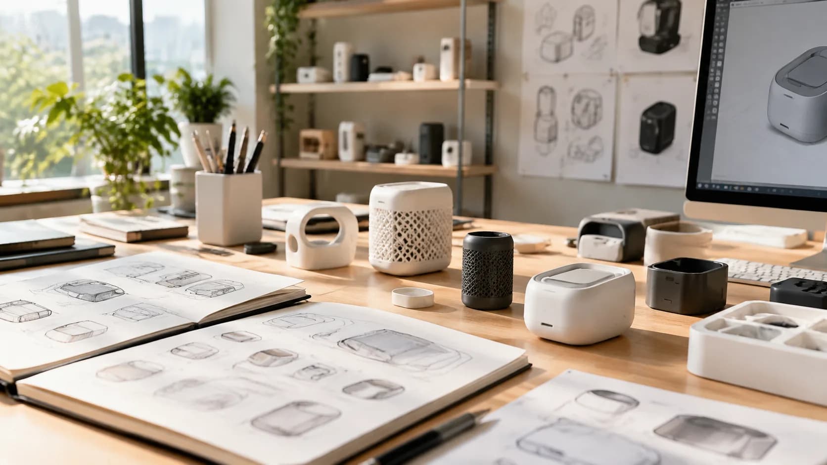 Conceptual visual of the Vansity product design and engineering studio