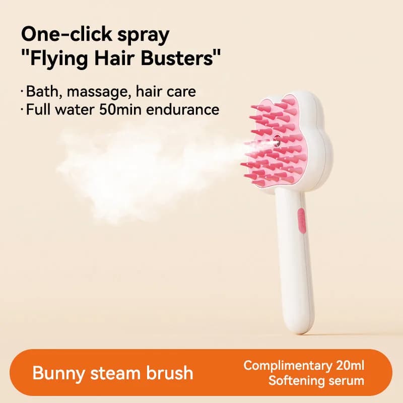 Little Bunny Spray Grooming Brush
