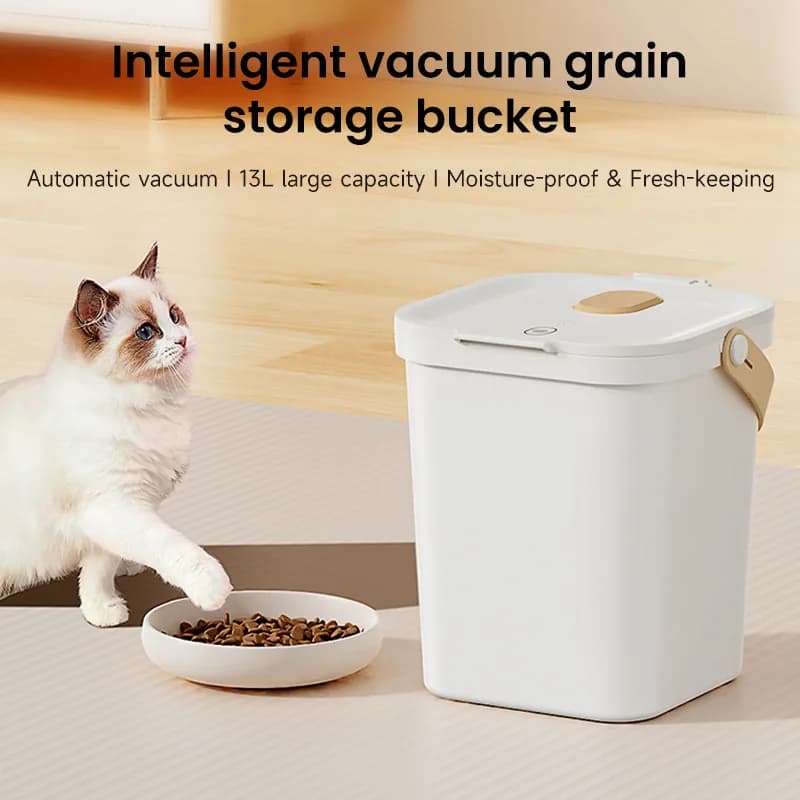 Vacuum Pet Food Storage Container